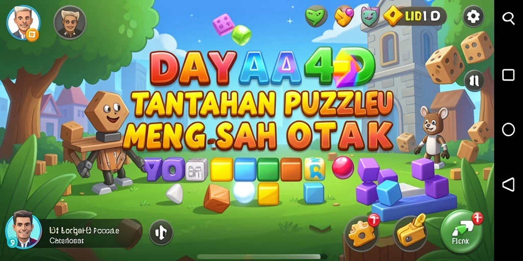Tampilan gameplay DAYA4D yang menarik dan menantang.