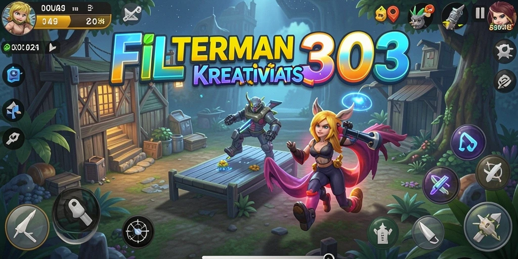 Tampilan gameplay <strong>FILTER303</strong> yang menarik dan interaktif.