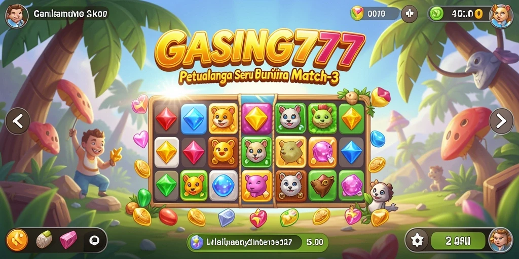 Screenshot menarik dari gameplay GASING777 yang penuh warna.
