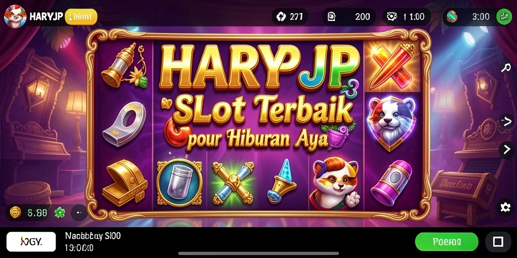 Screenshot gameplay HARAPJP yang menampilkan keseruan bermain slot.