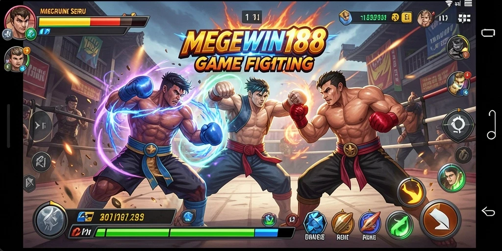 Gameplay seru dalam pertarungan karakter di MEGEWIN188.