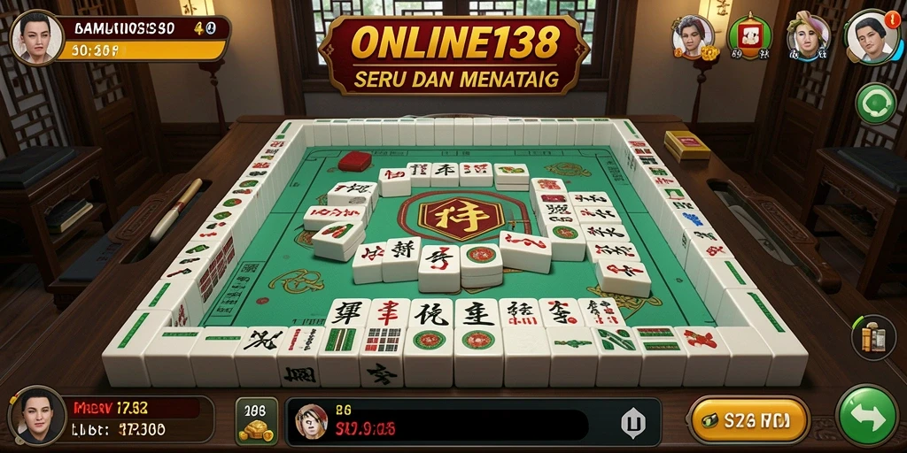 Screenshot menunjukkan gameplay Mahjong yang menarik dan penuh strategi.