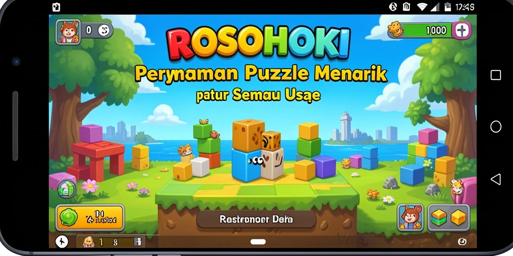 Tampilan menarik dari gameplay <strong>ROSOHOKI</strong> yang penuh teka-teki menantang.